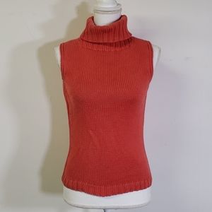 J. Crew Knit Turtle Neck, Sleeveless Top